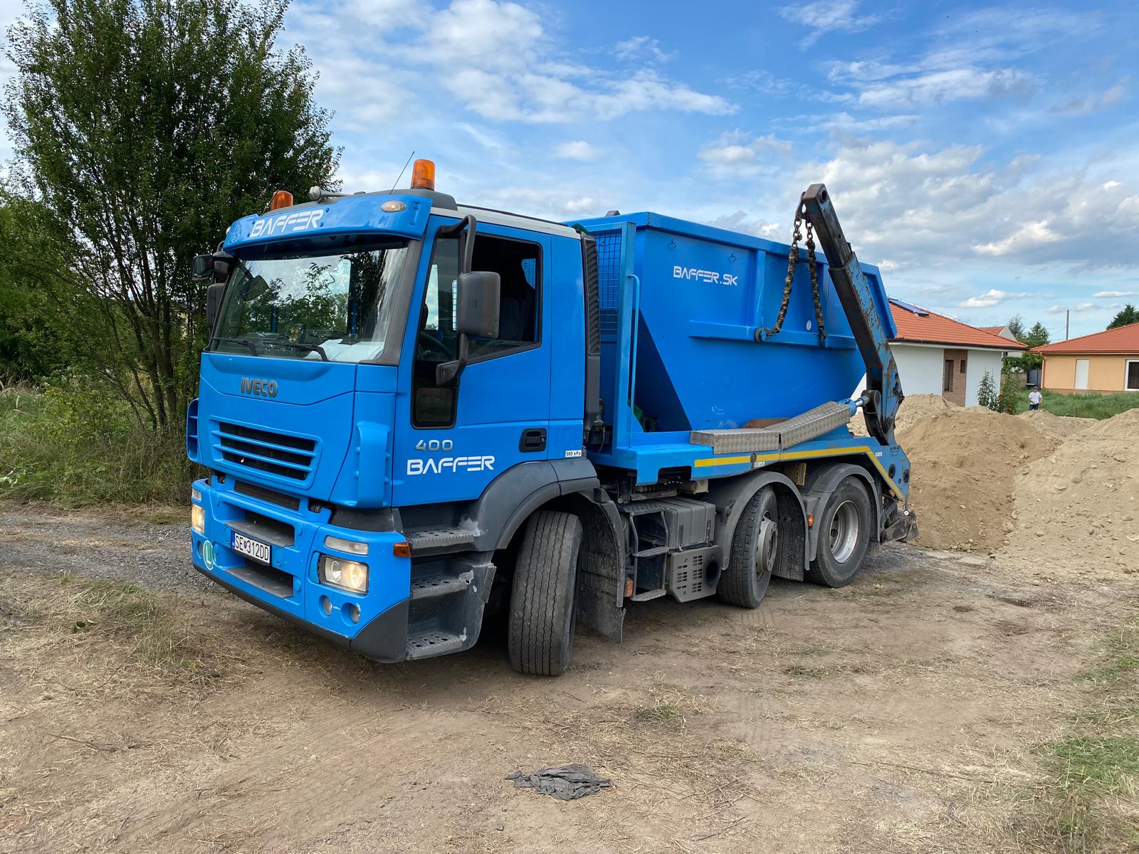 dovoz štrku, piesku, kameniva, makadamu Bratislava