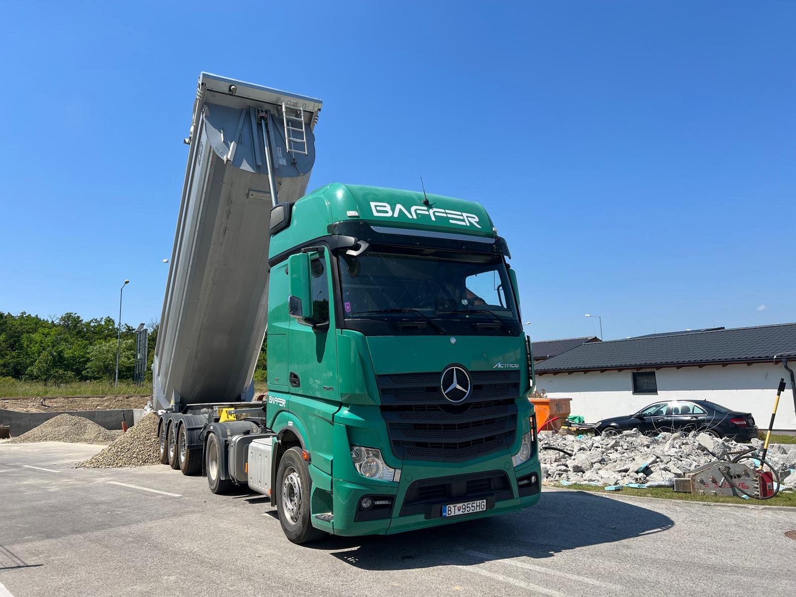 predaj štrku, piesku, kameniva, makadamu Bratislava