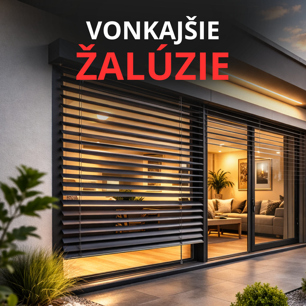 vonkajšie žalúzie Nitriansky kraj