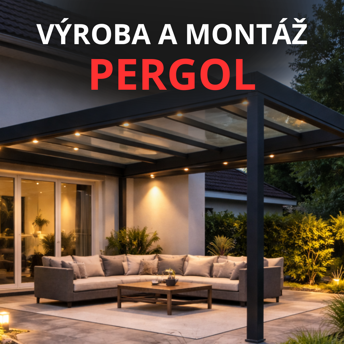 výroba a montáž pergol Nitriansky kraj